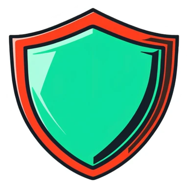 Peer to peer cryptocurrency exchange with a shield representing escrow security sticker