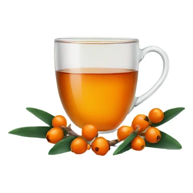 sea ​​buckthorn tea sticker