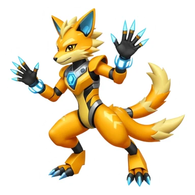 Zeraora-Lombax-hybrid-fusion sticker