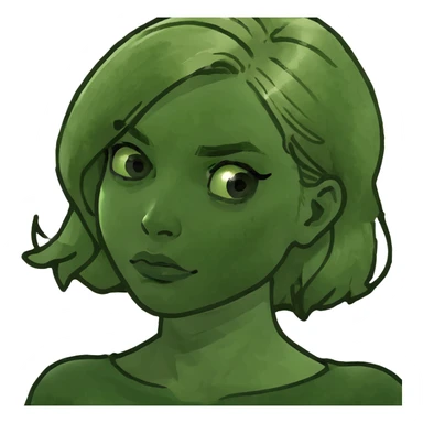 Blonde girl rolling her eyes sticker