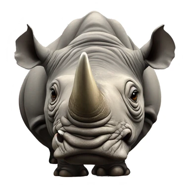 javan rhinoceros sticker