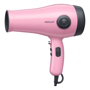 pastel pink hair dryer sticker