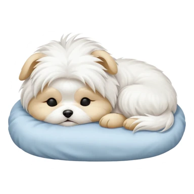 Maltese sleeping sticker