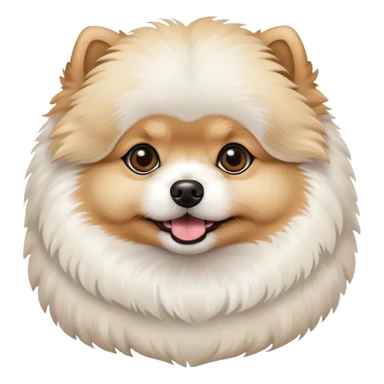 Pomeranian Bichon Frise sticker