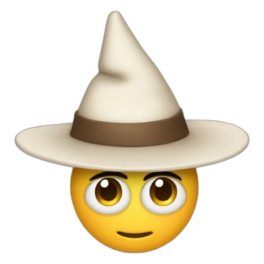 "A piece of shit with a hat." sticker