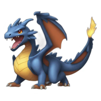 Dracofeu pokemon sticker