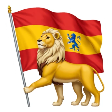 peux tu me faire le drapeau de la ville de Lyon comme celui là🇫🇷 sticker