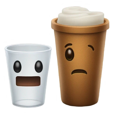 shot glass and shaker cup sticker