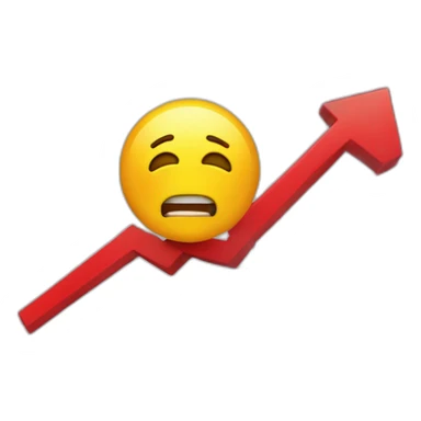 stock market going down sticker