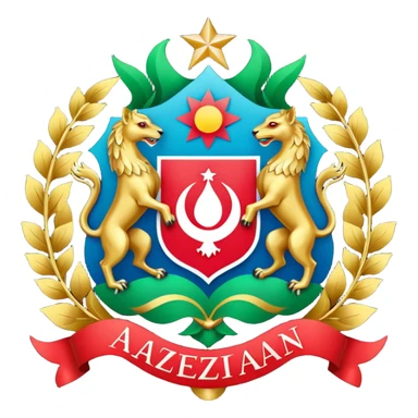 Azərbaycan Gerbi sticker