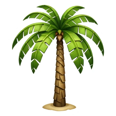 chopped palm tree sticker