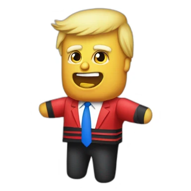 Trump as piñata sticker
