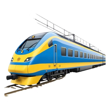 Passenger Train - New Intercity Fleet (Mariyung) (Model Year: 2023) (Iconic Colour: Blue and yellow) sticker