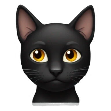 Black cat in jail sticker