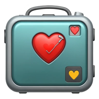 cardiac defibrillator sticker