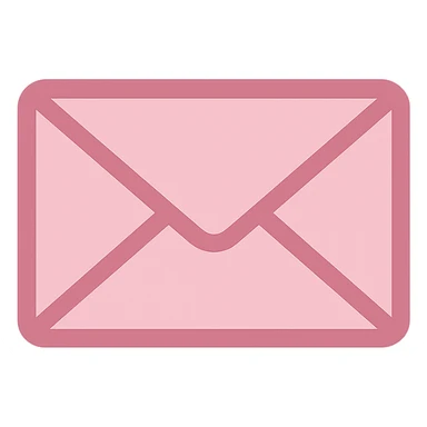 pink envelope icon sticker