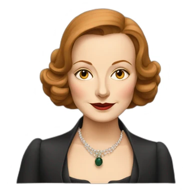 Greta Garbo sticker