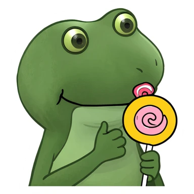 lollipop, claymation style, matte plasticine, pastel colors, visible fingerprints sticker
