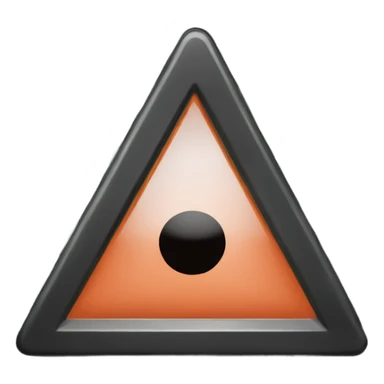  Danger warning triangle sign sticker