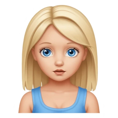 Baby Spice with blue eyes sticker