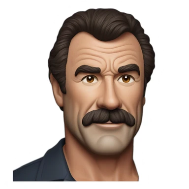tom selleck sticker