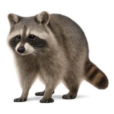 Raccoon sticker