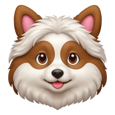 Dog with heart eyes  sticker