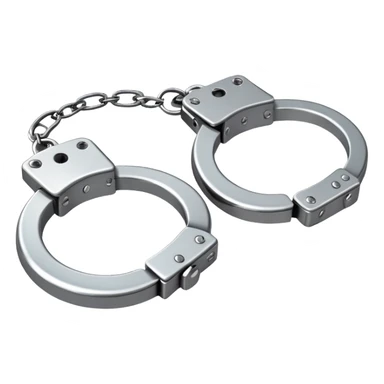pair of handcuffs sticker