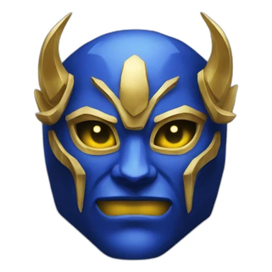 sapphire oni mask sticker