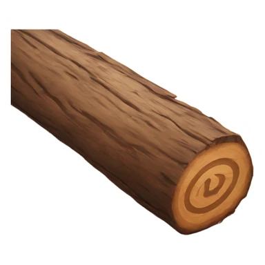 A log on the floor emoji  sticker