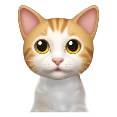 Kitty says "Kur Mama?" sticker