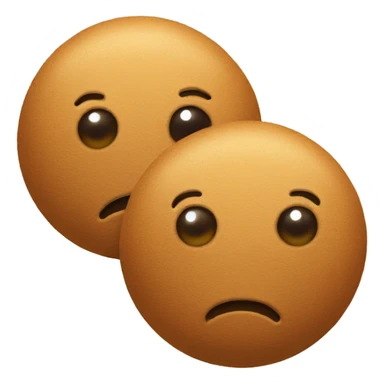 Two Tan Balls Next To Eachother sticker