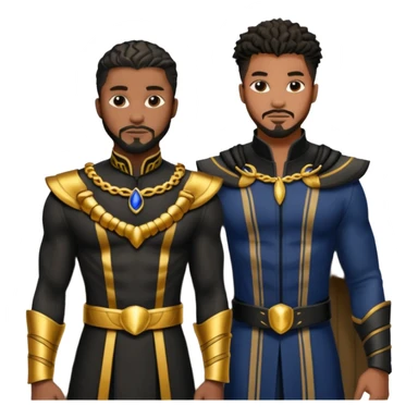 Ta challa and kill monger together Brotherhood sticker