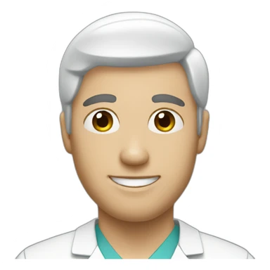 white male nurse sticker