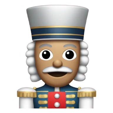Christmas nutcracker sticker