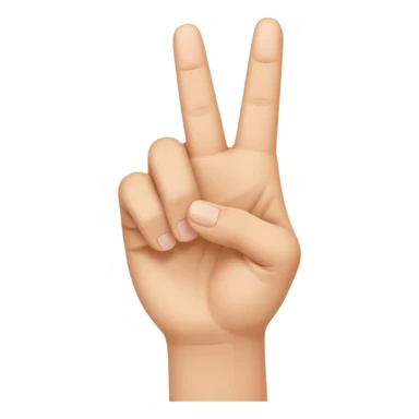 hand with index finger raised sticker