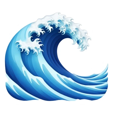 ocean wave sticker
