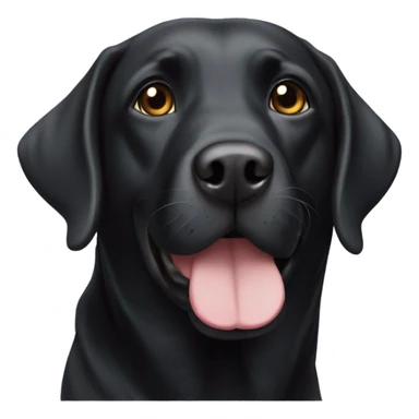 Black Labrador called Maisie sticker