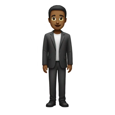 tall and small person sticker