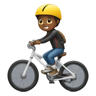 kid on the bike sticker