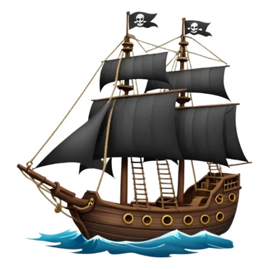 pirate ships sticker