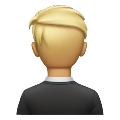 Back of the head sticker