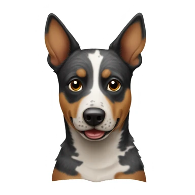 Australien Cattle dog without a mask sticker