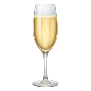 champagne glass sticker