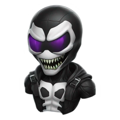 cool hacker  venom with pcs sticker