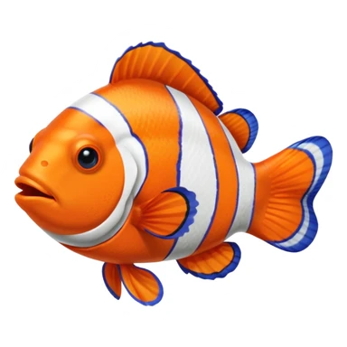 Tie Dye Clownfish sticker