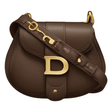 Brown Dior saddle bag sticker