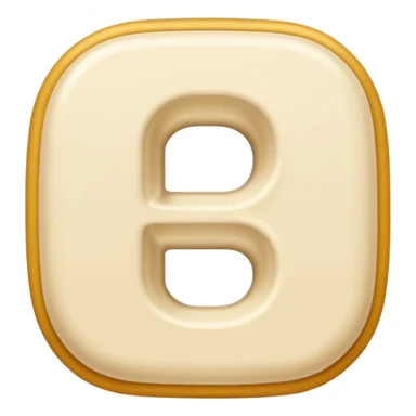 Letter Cream-colored sticker