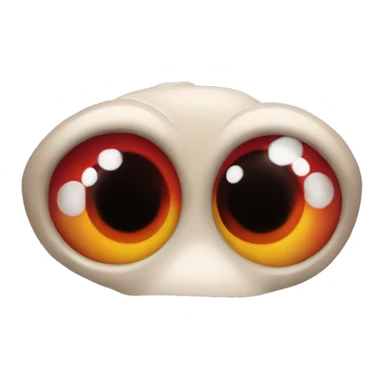 Chien oeil rouge sticker