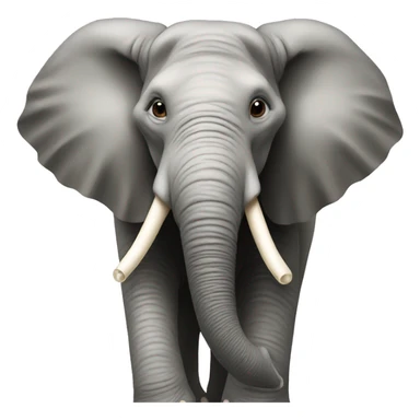 Elephant with a binky sticker